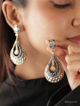 Anvika Kundan Drop Earrings