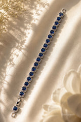 Emerald, Ruby & Sapphire Tennis Bracelets