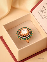 Alia Polki Ring Adjustable Size
