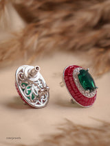 Alia Diamond Statement Studs