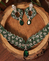 Rose-berry Cut Designer Diamond Set With earrings