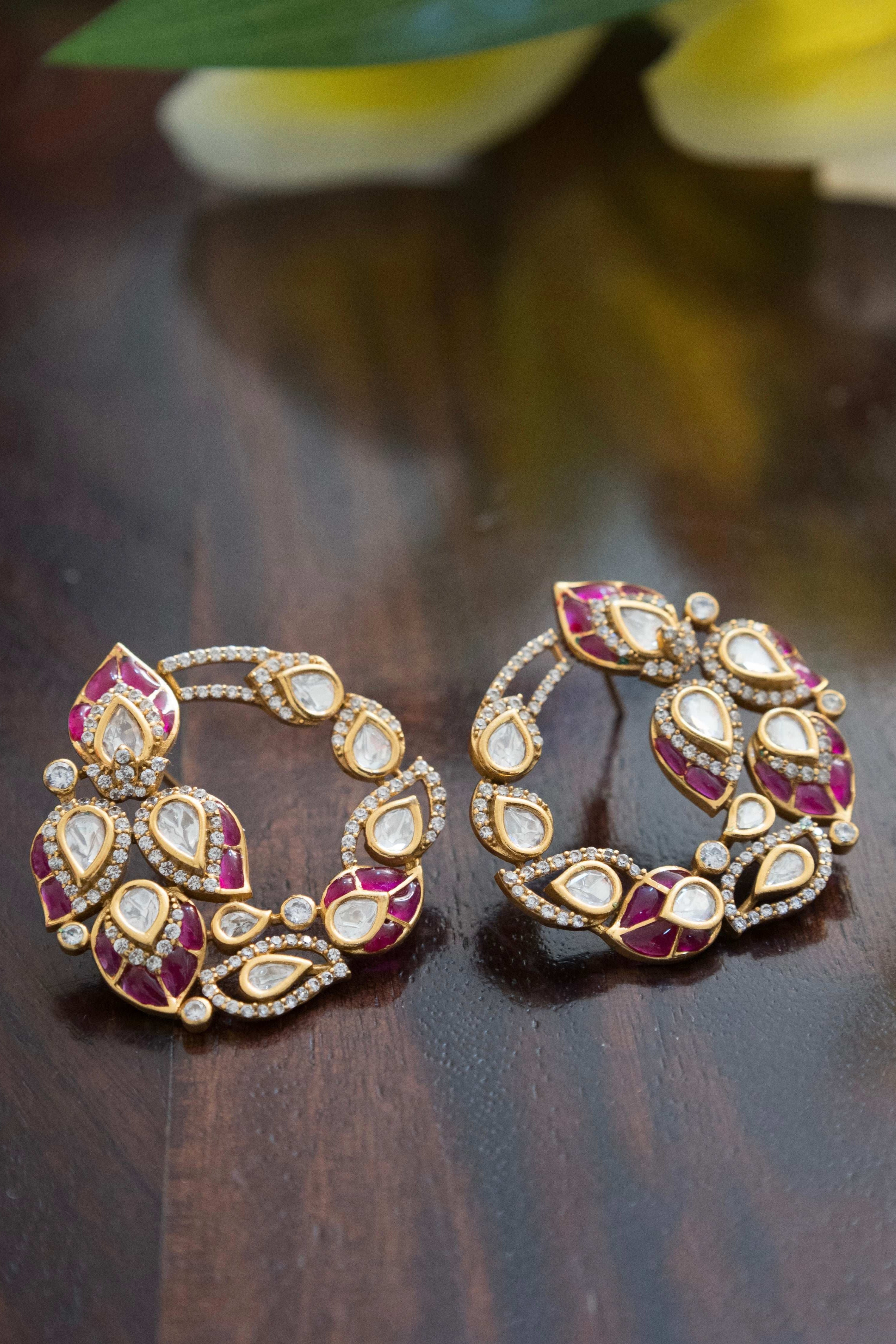 Meera Radiant Petal Hoops