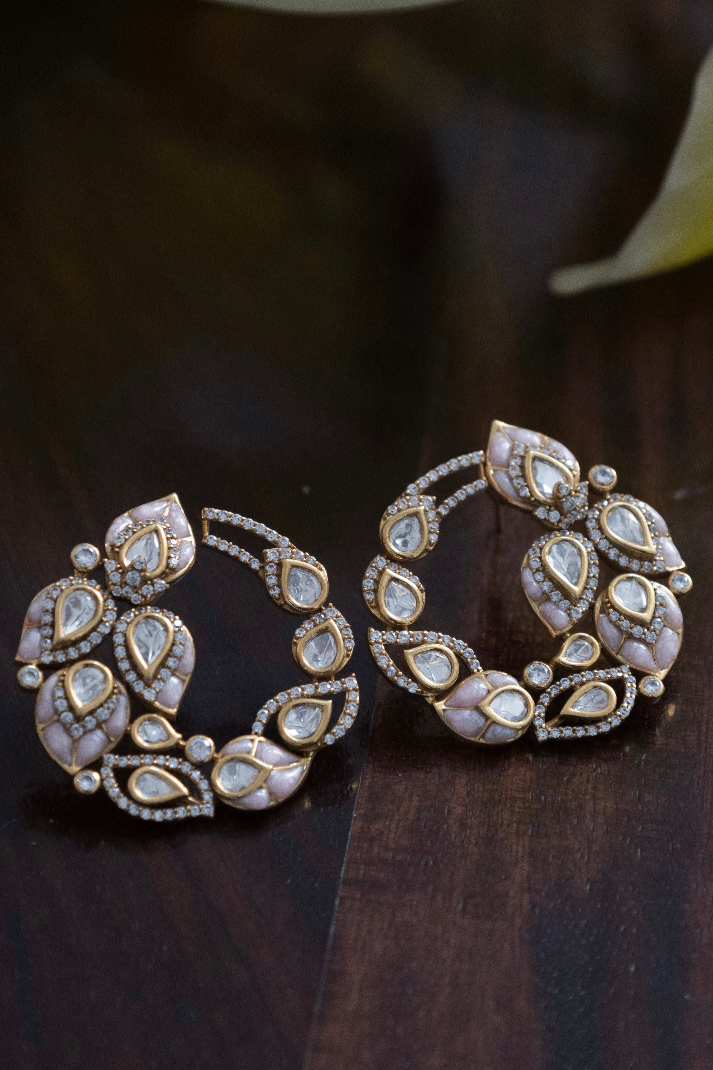 Meera Radiant Petal Hoops