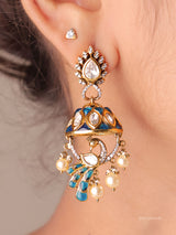 Pearl Drop Dome Jhumkas