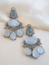 Regal Cascade – Statement Chandelier Long Earrings
