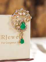Aabha Kundan Statement Brooch