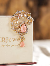 Aabha Kundan Statement Brooch