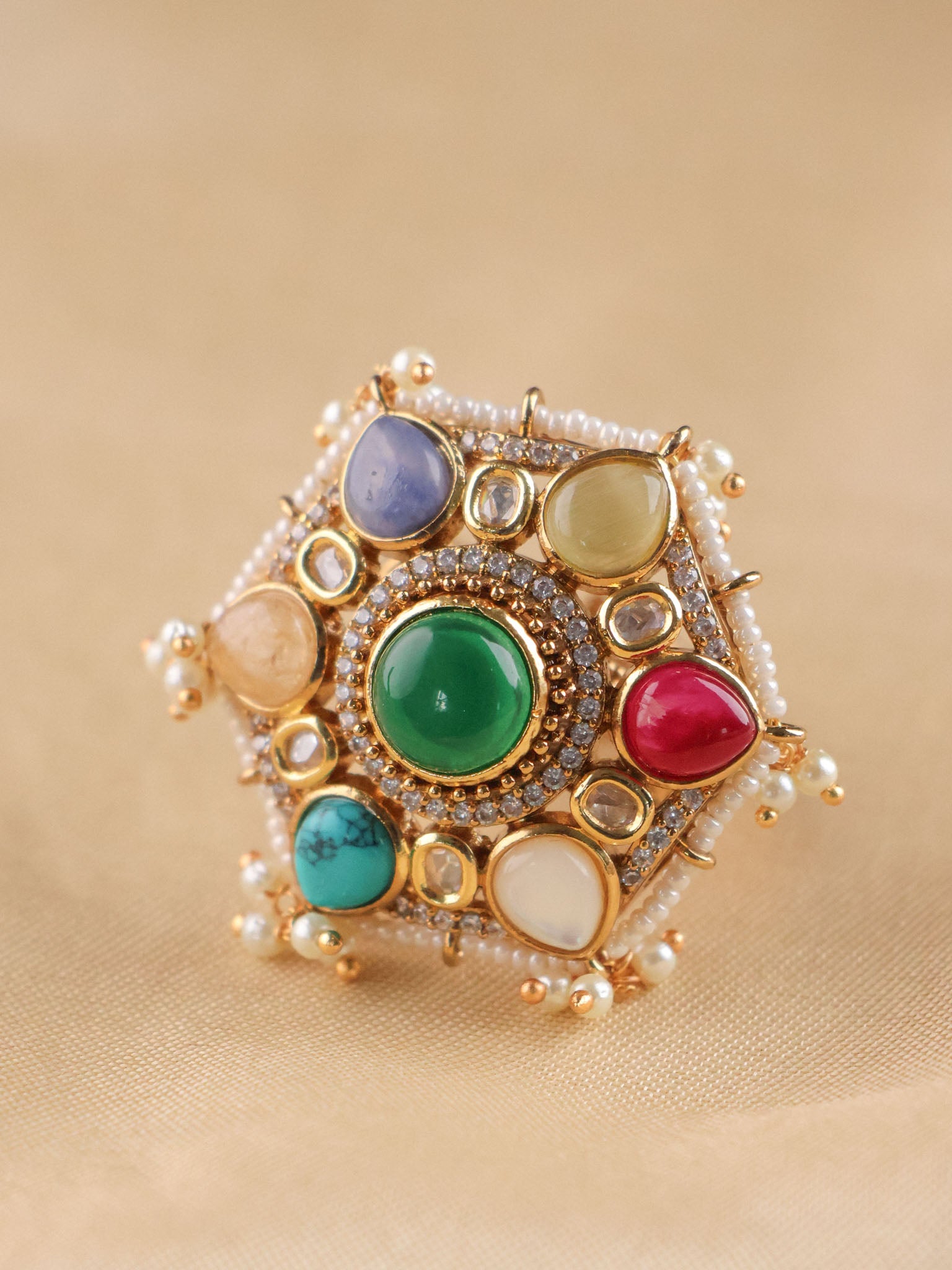 Navir Ring Royal Navratna Heritage Ring