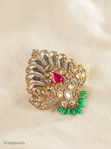 Rajvansh Kundan Statement Brooch