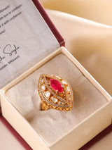 Saanjh Ratna Moissanite Ring