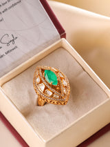 Saanjh Ratna Moissanite Ring