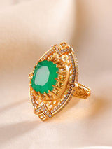 Noor Moissanite Statement Ring