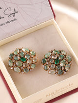 Zarina Stone Cluster Studs