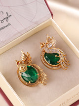 Mayura Gemstone Drop Earrings