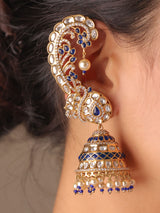 Rajkumari Polki Ear Cuff Jhumka
