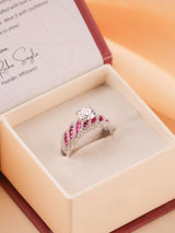 Seraphine Curve Solitaire Ring
