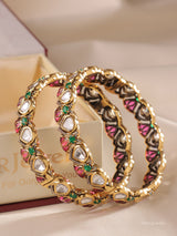 Kiara Antique Kundan Polki Bangles