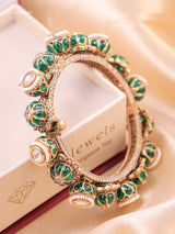 Heritage kada with Meenakari domes