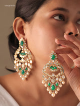 Statement Chandbaalis with tear-drops