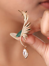 Diamond Wing EarCuff – Modern Elegance with a Bold Twist