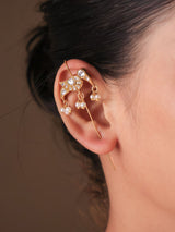 Morni Meenakari Polki Ear Cuff