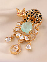 Panther Royale Gemstone Brooch
