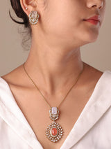 Roselle Crystal Pendant Set