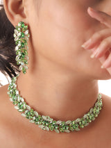 The Elara Crystal Choker Set