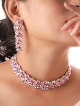 The Elara Crystal Choker Set