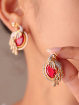 Mayura Gemstone Drop Earrings