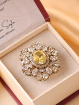 Gulzar Kundan Statement Ring