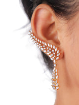 Winged Marquise Ear Cuffs (Pair)