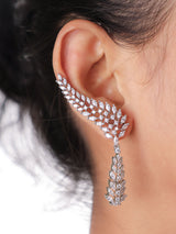 Winged Marquise Ear Cuffs (Pair)