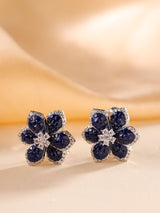 Petal Radiance Designer Earrings Invisible Setting