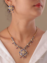 Vilandi Gul Polki Pendant Set