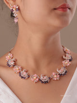 Pastel Blossom Necklace Set