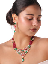 Verdant Rosé Flora luxury Necklace Set
