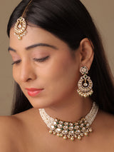 Zaraani Polki Pearl Choker