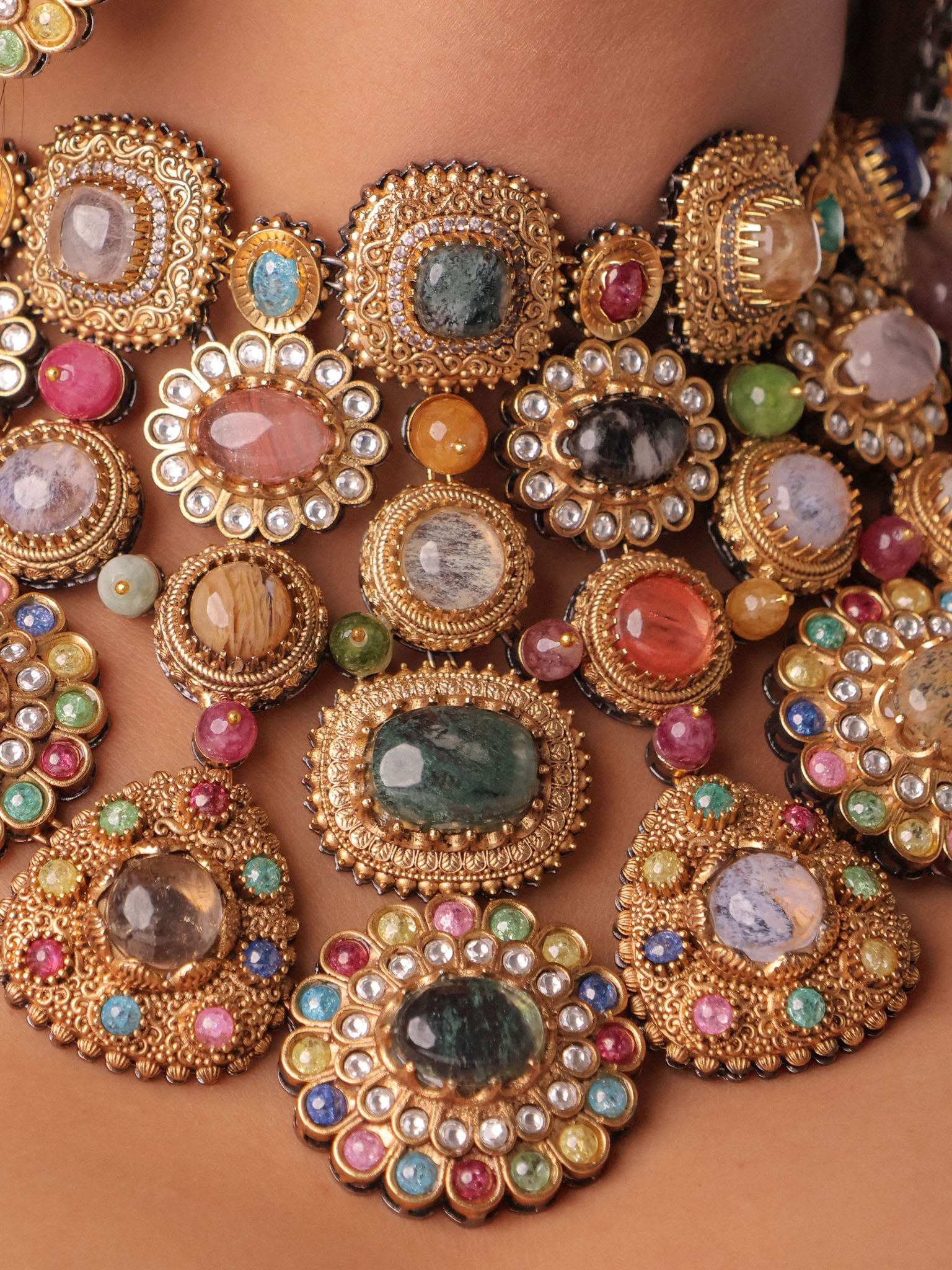 Navrasa Border Navrasa Heirloom Couture Choker Set