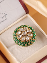 Navraina Heirloom Polki Cocktail Ring