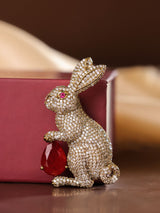 Rabbit Couture Brooch