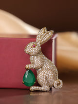 Rabbit Couture Brooch