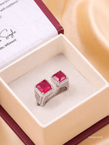 Ruby Emerald Statement Ring