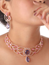 Aurora Luxury Diamond Choker Set