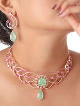 Aurora Luxury Diamond Choker Set