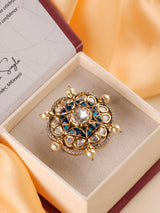 Pearl Polki Ring