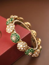 Royal Polki Meenakari Pacheli Kada  Openable