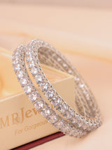 Diamond Bangles Set of 2