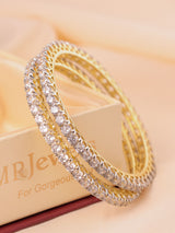 Diamond Bangles Set of 2