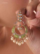 Kundan Hoop Chandbalis